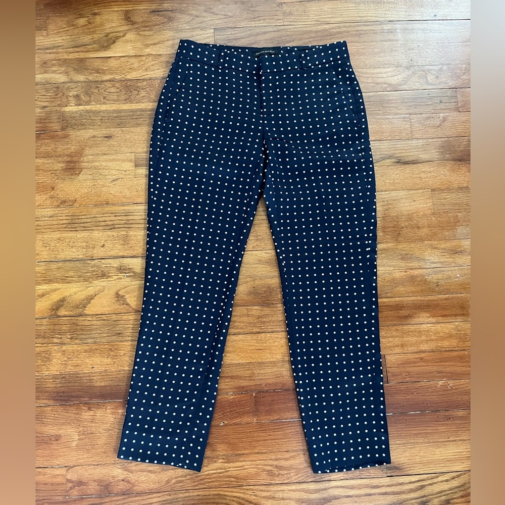 Banana Republic Navy Dot Pants